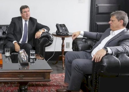 Riedel e Tarcísio se encontram em SP para tratar de avanços em infraestrutura e logística