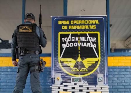 Paraguaio é preso com carga de cocaína avaliada em mais de R$ 2,6 milhões em Amambai