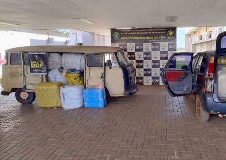 DOF fecha entreposto de produtos contrabandeados e prende três pessoas em Dourados