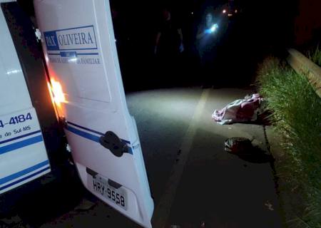 Mulher morre atropelada por carro em Novo Horizonte do Sul
