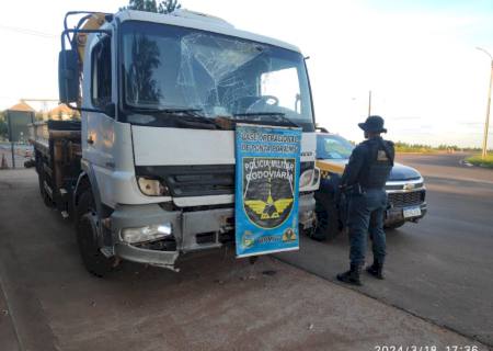 Homem tenta fugir da polícia mas é preso por receptação de caminhão furtado em Ponta Porã