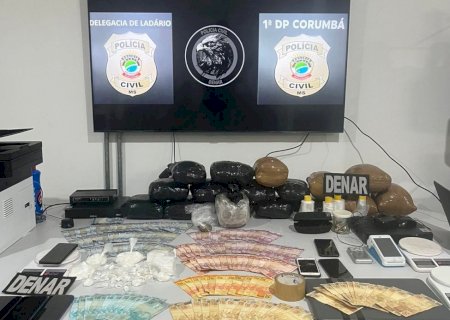 Operação em Corumbá prende envolvidos no tráfico de drogas