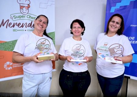 Em Deodápolis, a receita 'Galinhada nutritiva' vence etapa municipal do Super Chef Merendeiras