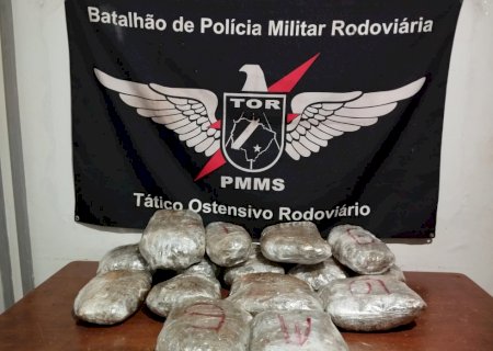 Homem contrata táxi para transportar droga e acaba preso em Ponta Porã