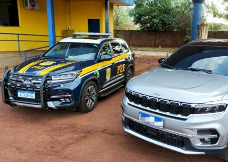 Veículo roubado no Rio de Janeiro é recuperado em Rio Brilhante