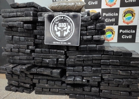 Quadrilha do tráfico é presa em ação conjunta das SIGs de Ponta Porã, Nova Andradina, Fátima do Sul e da PMR de SP