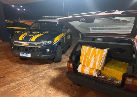 Traficante é preso pela PRF com maconha, skunk e haxixe em Ponta Porã