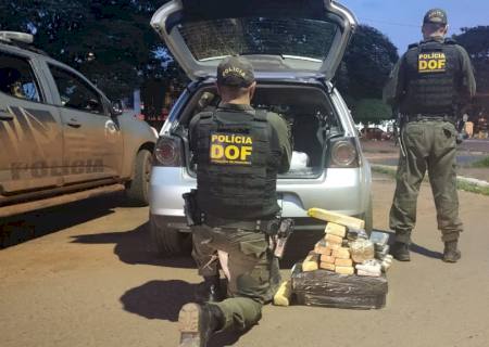 Jovem é preso com carga de maconha e haxixe marroquino avaliada em mais de R$ 500 mil em Ponta Porã