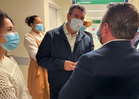 Em visita técnica ao Hospital Regional de Três Lagoas, representantes do Governo avaliam ampliação no atendimento