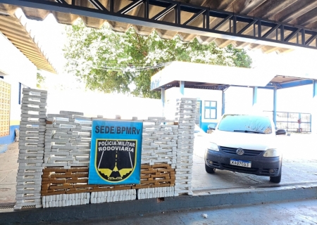 Veículo com mais de meia tonelada de maconha é apreendido pela PMR em Campo Grande