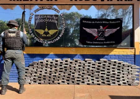 Carga de cocaína avaliada em mais de R$ 15 milhões é apreendida pela PMR em Dourados