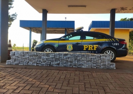 Polícia Rodoviária Federal apreende 246 kg de cocaína em Sidrolândia