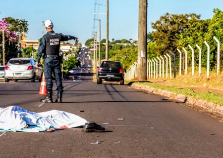 Idoso morre atropelado ao tentar atravessar avenida em Campo Grande