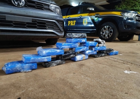PRF encontra cocaína em tanque de combustível de carro em Água Clara