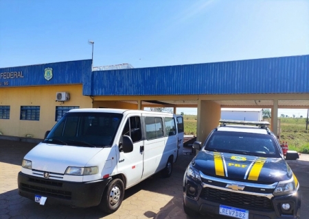 Van e carga furtadas são recuperadas pela PRF em Bataguassu