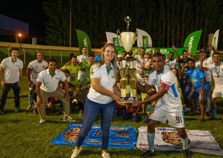 Unibata conquista título do Campeonato de Futebol Society de Nova Andradina