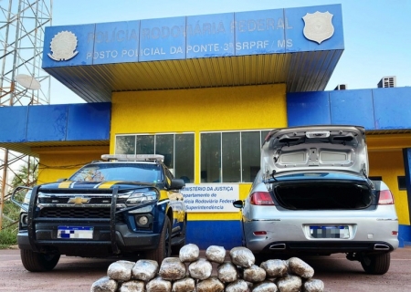 Veículo com maconha é apreendido durante fiscalização da PRF em Corumbá