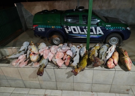 Polícia Ambiental apreende 283 kg de pescado na região de Bonito