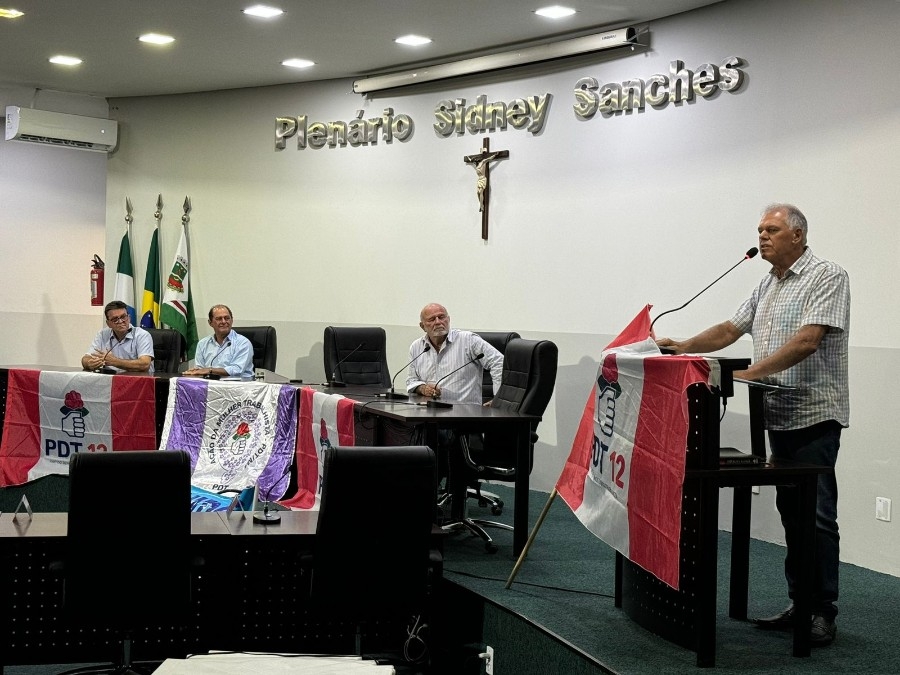 PDT oficializa candidatura de Milton Sena à Prefeitura de Nova Andradina