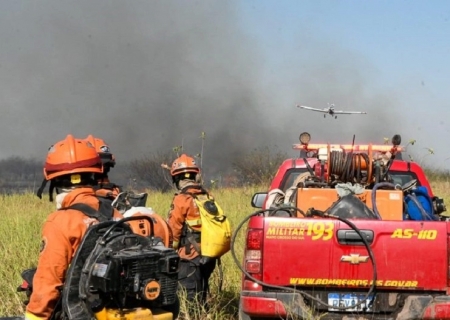 Trabalho intenso e coordenado dos Bombeiros e parceiros reduz focos de incêndios no Pantanal