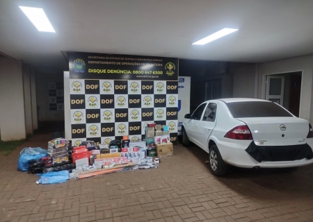 DOF apreende veículos carregados com mais de R$ 400 mil em materiais ilegais