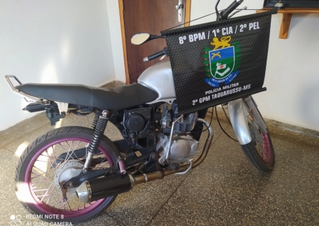 Adolescente é conduzido à Delegacia por direção perigosa em Taquarussu