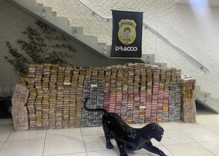 Dracco apreende cocaína avaliada em R$ 35 milhões em entreposto de drogas na Capital