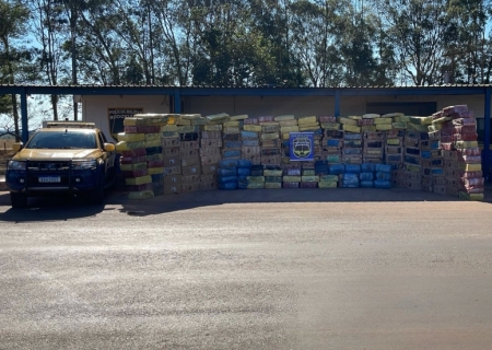 Polícia Militar Rodoviária apreende 5,2 toneladas de maconha em Ponta Porã