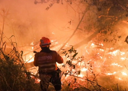 Combate direto e noturno segue como estratégia para controlar focos em seis pontos do Pantanal