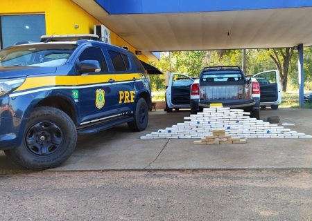 PRF apreende 118 kg de cocaína em Três Lagoas