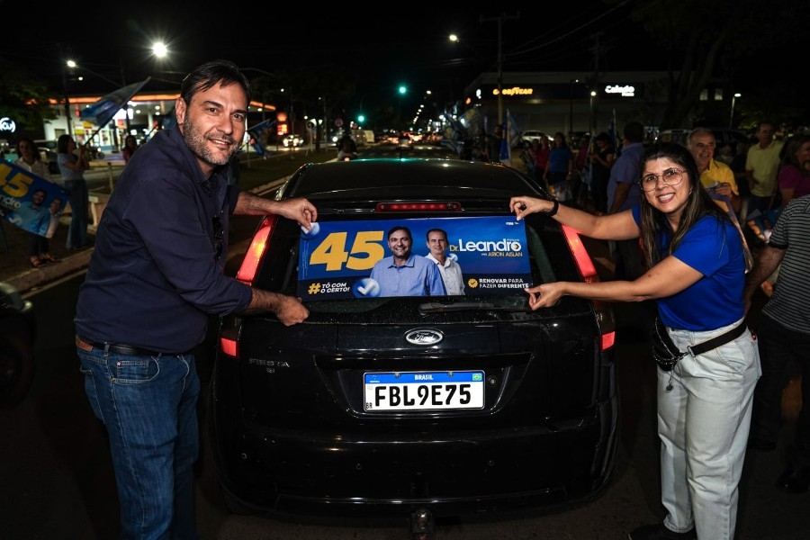 Dr. Leandro e Arion iniciam campanha eleitoral em Nova Andradina com forte engajamento e apoio de lideranças