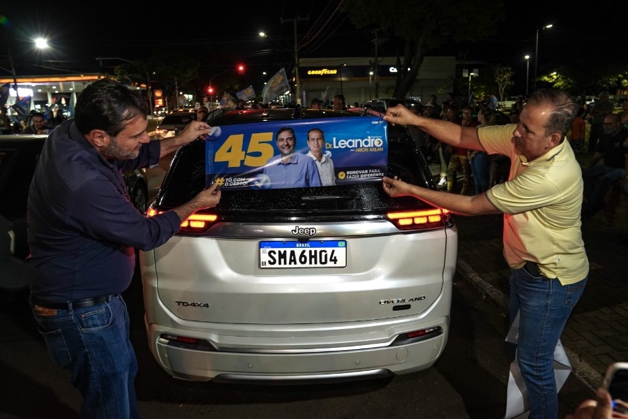 Dr. Leandro e Arion iniciam campanha eleitoral em Nova Andradina com forte engajamento e apoio de lideranças