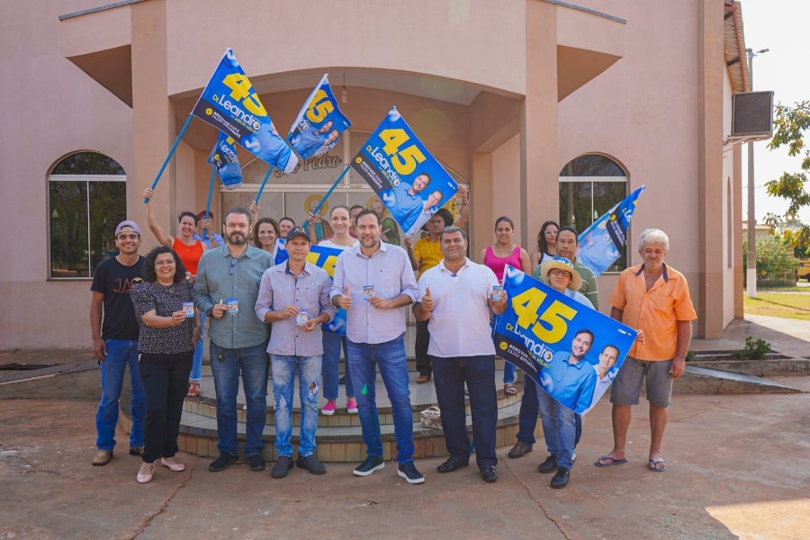 Dr. Leandro e Arion iniciam campanha eleitoral em Nova Andradina com forte engajamento e apoio de lideranças