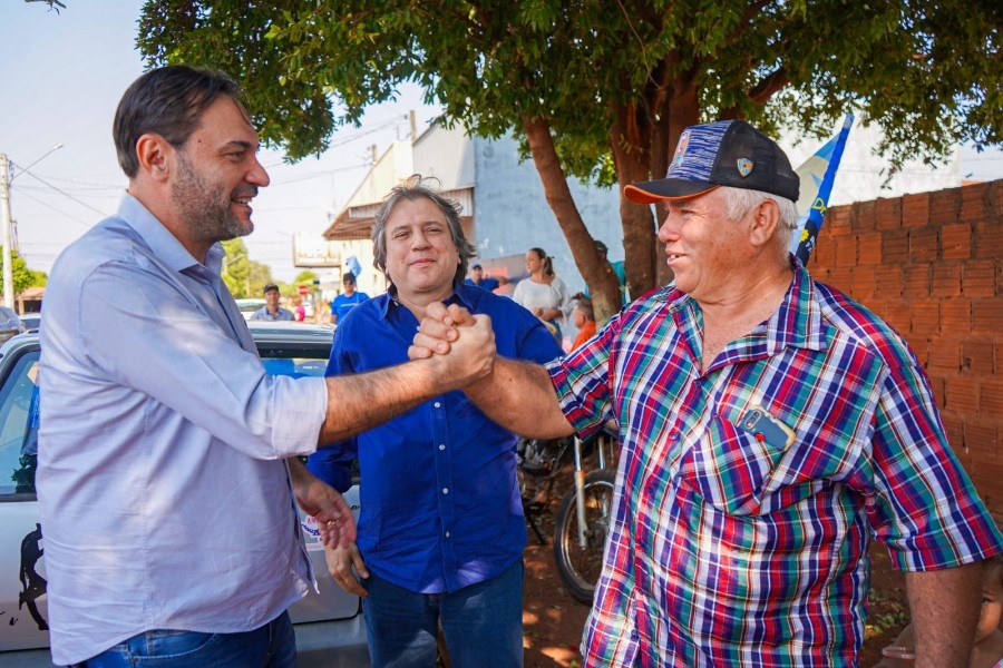 Dr. Leandro e Arion iniciam campanha eleitoral em Nova Andradina com forte engajamento e apoio de lideranças