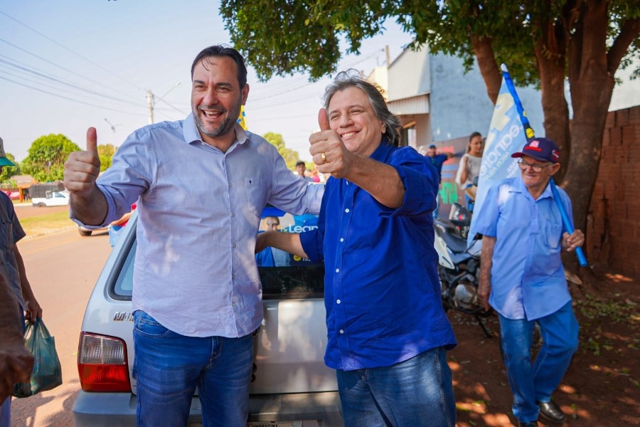 Dr. Leandro e Arion iniciam campanha eleitoral em Nova Andradina com forte engajamento e apoio de lideranças