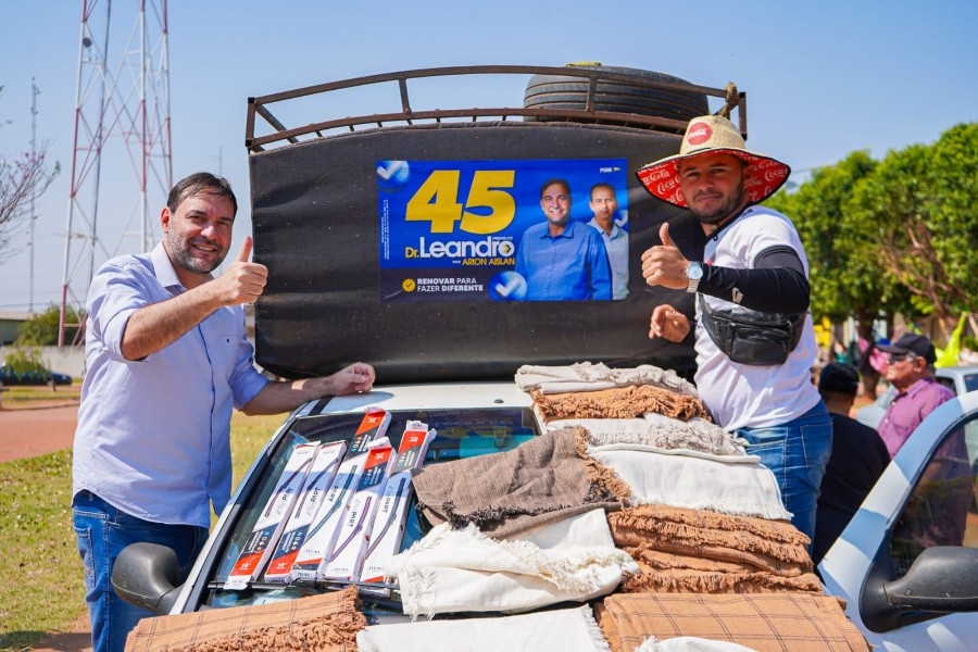 Dr. Leandro e Arion iniciam campanha eleitoral em Nova Andradina com forte engajamento e apoio de lideranças