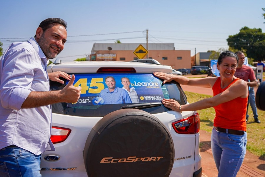 Dr. Leandro e Arion iniciam campanha eleitoral em Nova Andradina com forte engajamento e apoio de lideranças