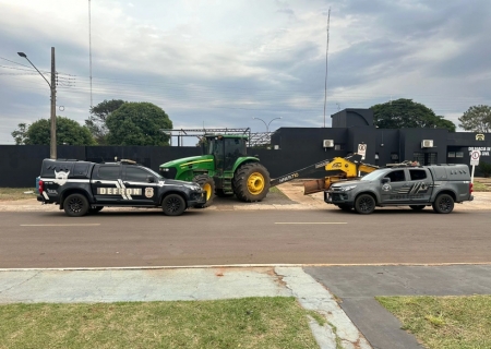 Defron e DOF recuperam maquinário agrícola em Coronel Sapucaia