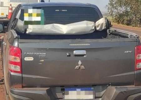 Caminhonete roubada no Rio de Janeiro é recuperada pela PRF em Dourados