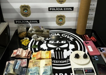 Trio é preso durante operação em ponto de vendas de drogas em Nova Alvorada do Sul
