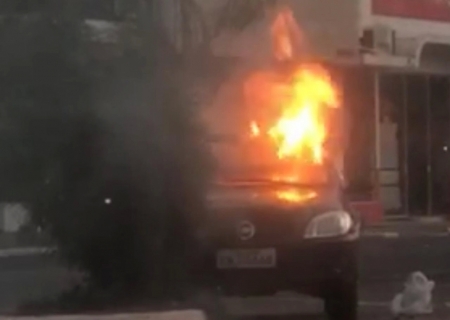 Mulher que ateou fogo em carro do ex-companheiro em Nova Andradina está em estado grave com queimadura de segundo grau