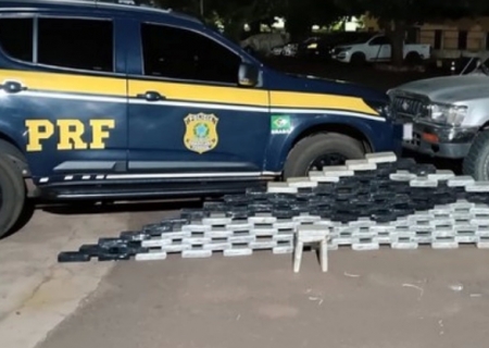 Dupla é presa pela PRF com 145 kg de cocaína em Campo Grande