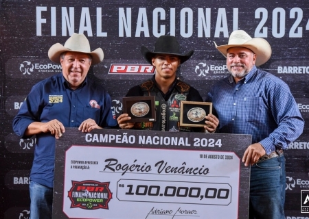 Rogério Venâncio, de Mato Grosso, é o campeão da PBR Brazil