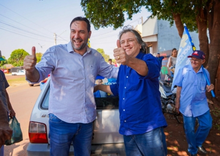 Caravina fortalece campanha de Dr. Leandro com visita em Nova Casa Verde