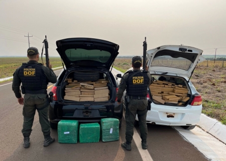 Carga milionária de maconha é apreendida pelo DOF em Amambai