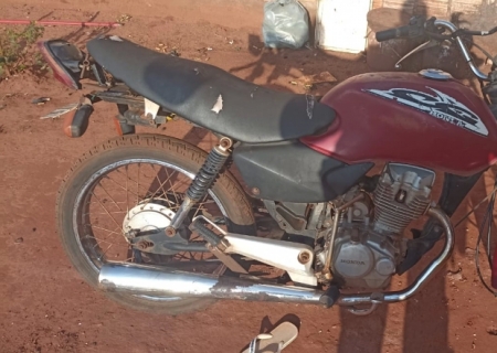 Denúncia leva Polícia Militar a apreender moto furtada em Ivinhema