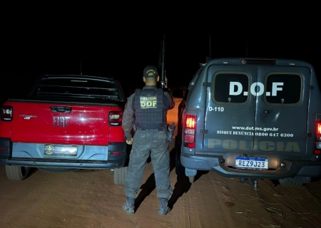Veículo furtado no Paraná é encontrado abandonado na região de Itaquiraí