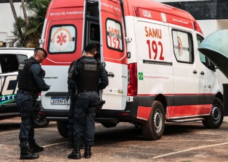 Jovem é ferido a tiros e acaba socorrido na frente de delegacia em Campo Grande