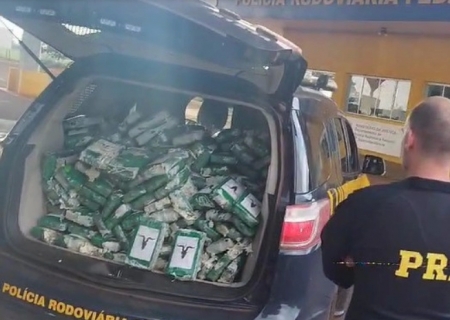 Em abordagem a caminhão, PRF apreende 285 kg de cocaína em Ponta Porã