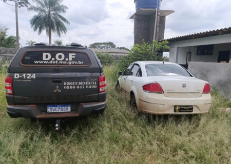 DOF apreende veículo com adulteração de sinal identificador em Tacuru